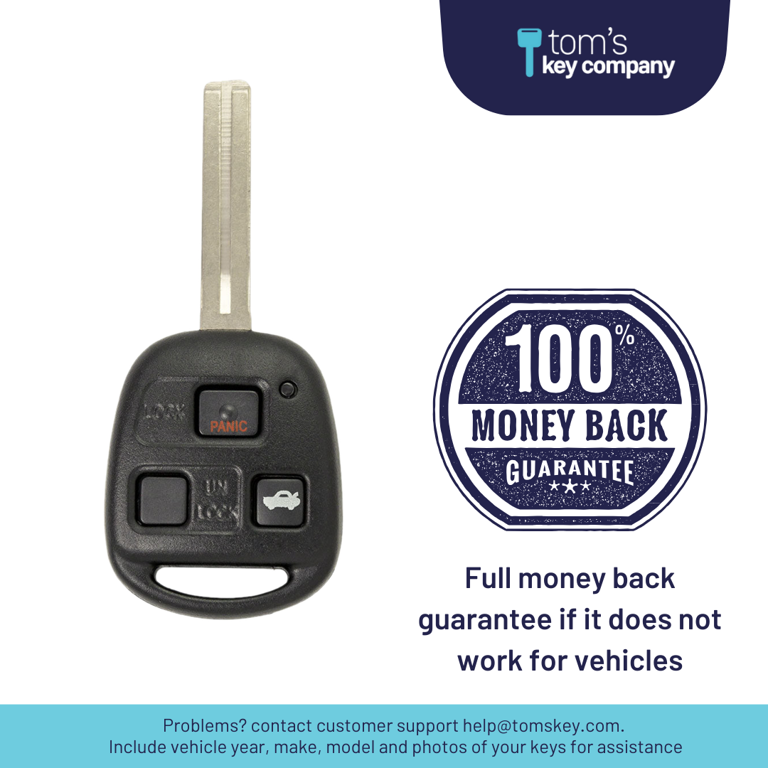 Ultimate Remote Key Bundle with Programming Tool, Aftermarket 3-Button Remote Key and Key By Photo for Select Lexus Vehicles (LEXCK-3B-06-K-UKB)