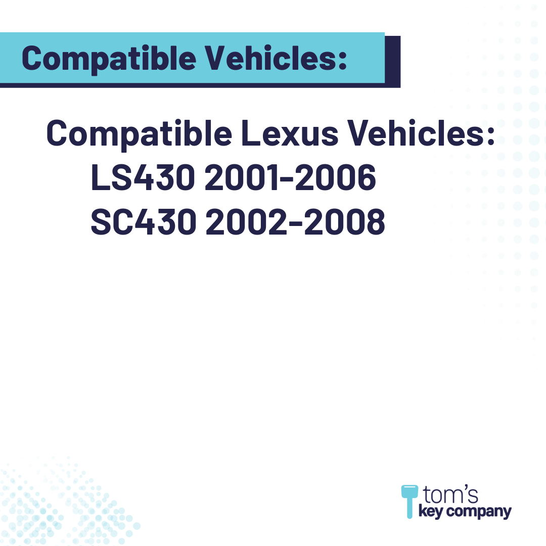 Ultimate Remote Key Bundle with Programming Tool, Aftermarket 3-Button Remote Key and Key By Photo for Select Lexus Vehicles (LEXCK-3B-06-K-UKB)