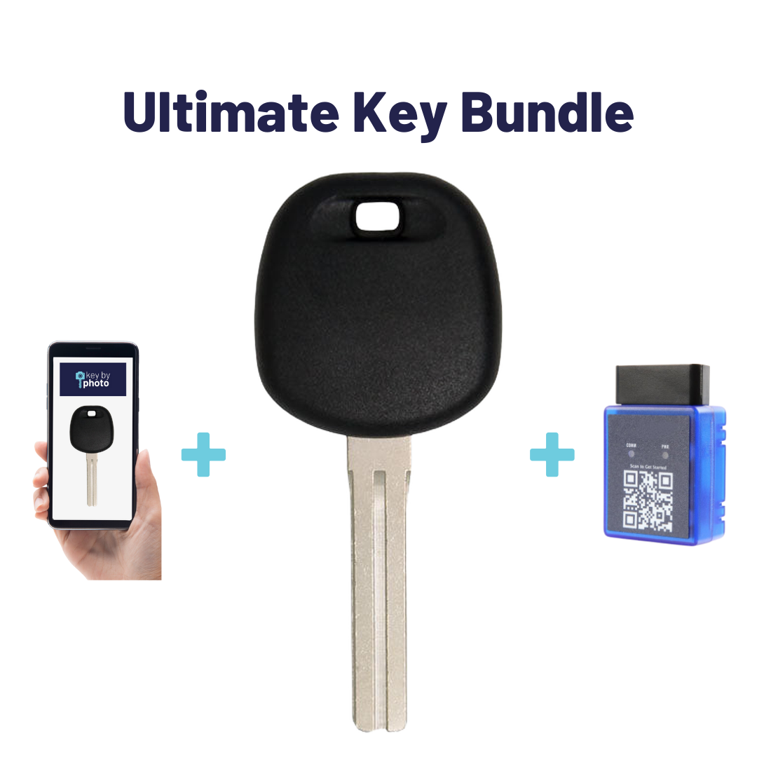 Ultimate Key Bundle with Programming Tool, Aftermarket Transponder Key and Key By Photo for Select Lexus Vehicles (LEXKEY-BT4-K-UKB)