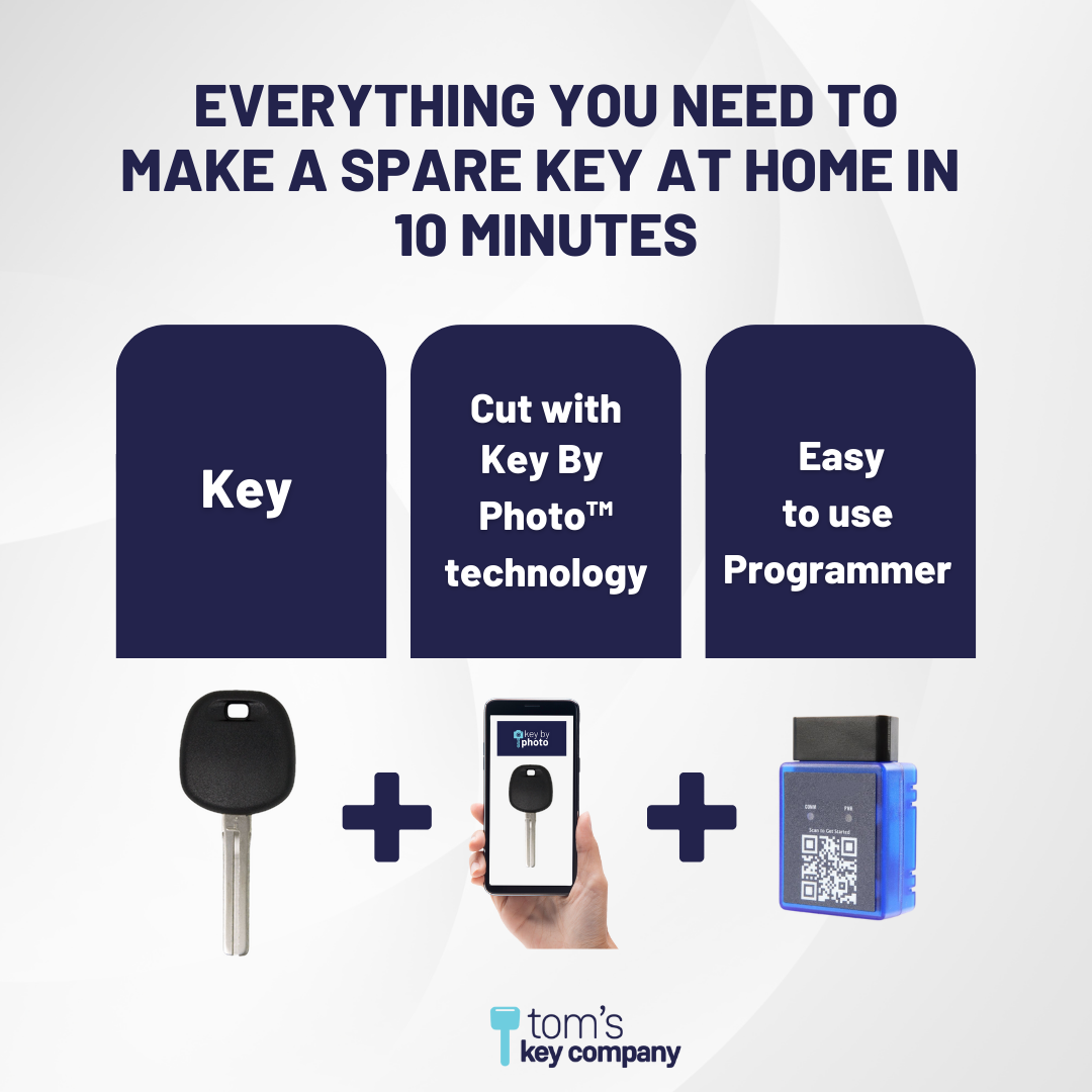 Ultimate Key Bundle with Programming Tool, Aftermarket Transponder Key and Key By Photo for Select Lexus Vehicles (LEXKEY-HPT-K-UKB)