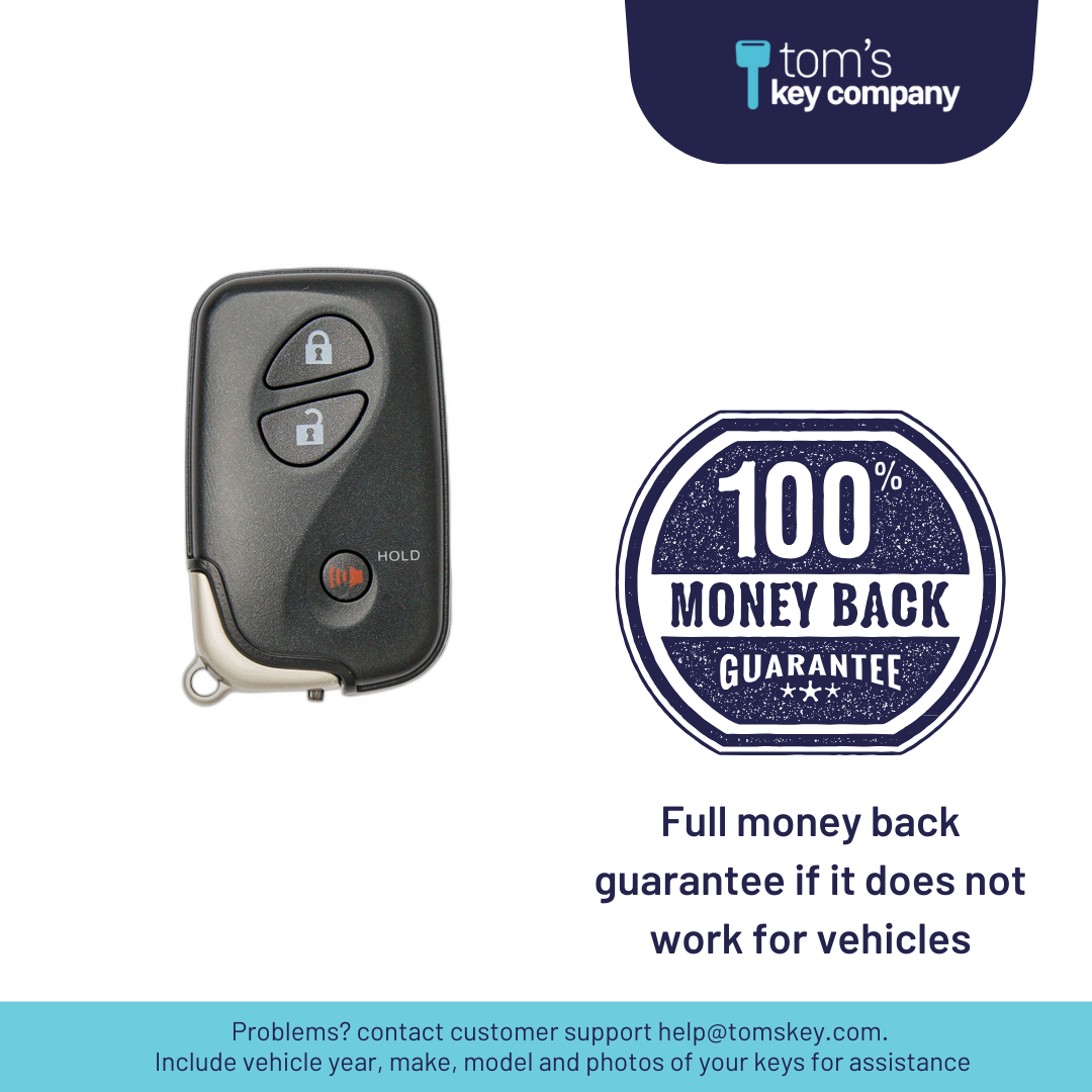 Ultimate Smart Key Bundle with Programming Tool, Refurbished 3-Button Smart Key Fob and Key By Photo for Select Lexus Vehicles (LEXSK-3B-31-K-UKB)