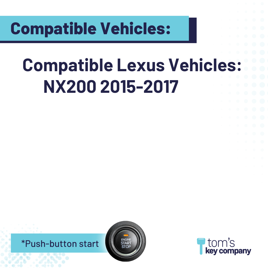 Ultimate Smart Key Bundle with Programming Tool, Refurbished 4-Button Smart Key Fob and Key By Photo for Select Lexus Vehicles (LEXSK-4B-HR-46-REF-K-UKB)