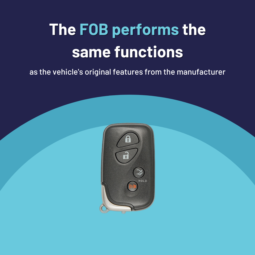 Ultimate Smart Key Bundle with Programming Tool, Refurbished 4-Button Smart Key Fob and Key By Photo for Select Lexus Vehicles (LEXSK-4B-TR-23-K-UKB)