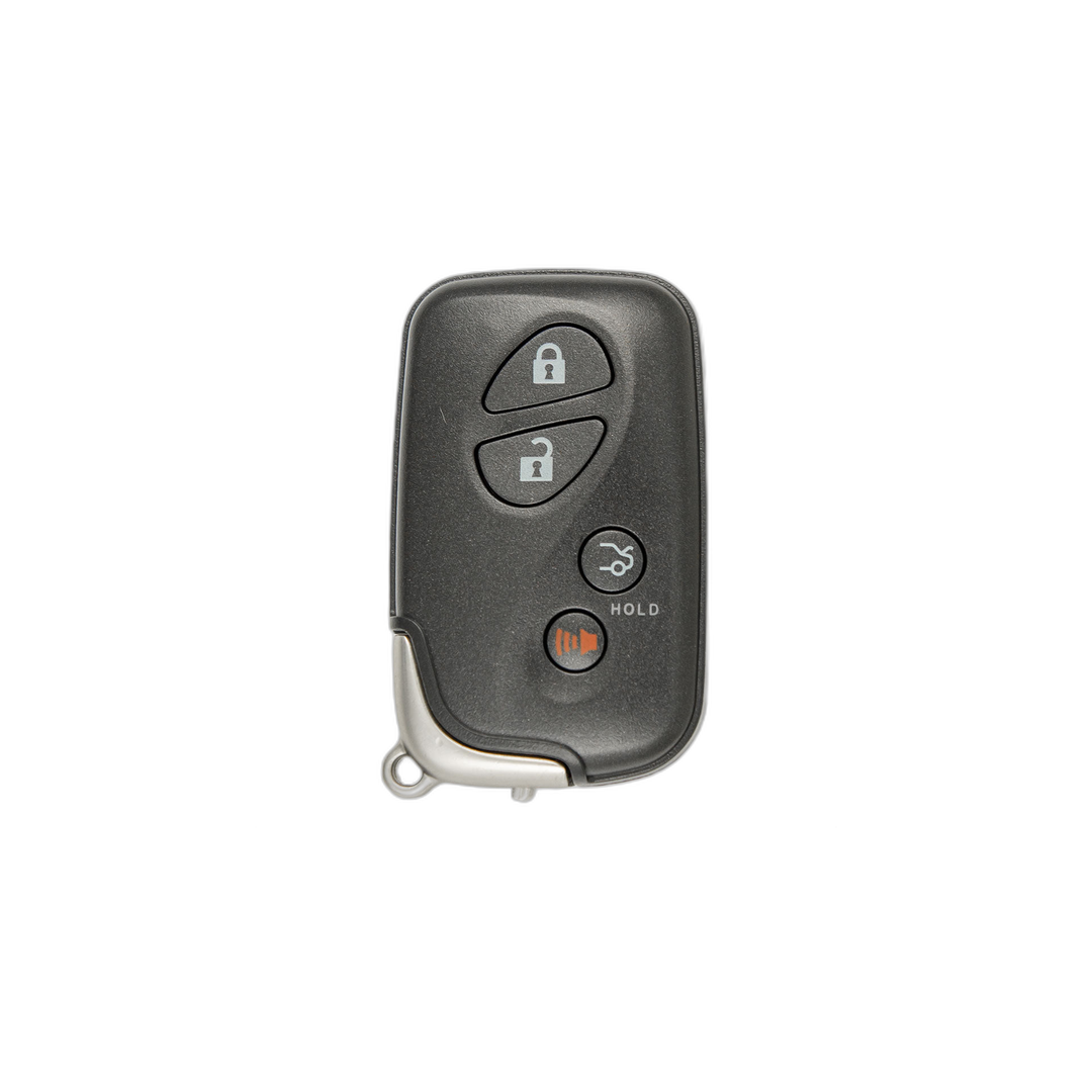 Brand New Aftermarket 4-Button Smart Key Fob with Lock, Unlock, Trunk, Panic for Select Lexus Vehicles (LEXSK-4B-TR-23-K)