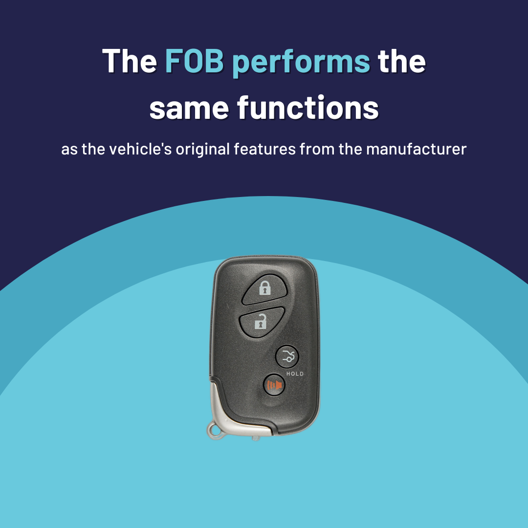 Ultimate Smart Key Bundle with Programming Tool, Refurbished 4-Button Smart Key Fob and Key By Photo for Select Lexus Vehicles (LEXSK-4B-TR-27-K-UKB)