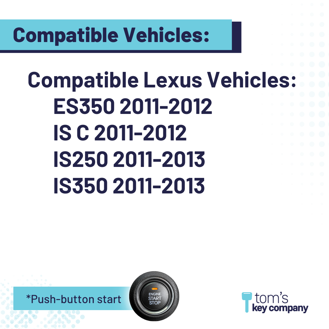 Ultimate Smart Key Bundle with Programming Tool, Refurbished 4-Button Smart Key Fob and Key By Photo for Select Lexus Vehicles (LEXSK-4B-TR-32-REF-K-UKB)