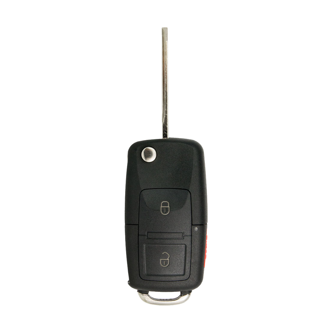 Brand New Aftermarket 3-Button Remote Fob with Lock, Unlock, Panic for Select Lincoln Vehicles (LINFLP-3B-760-K)