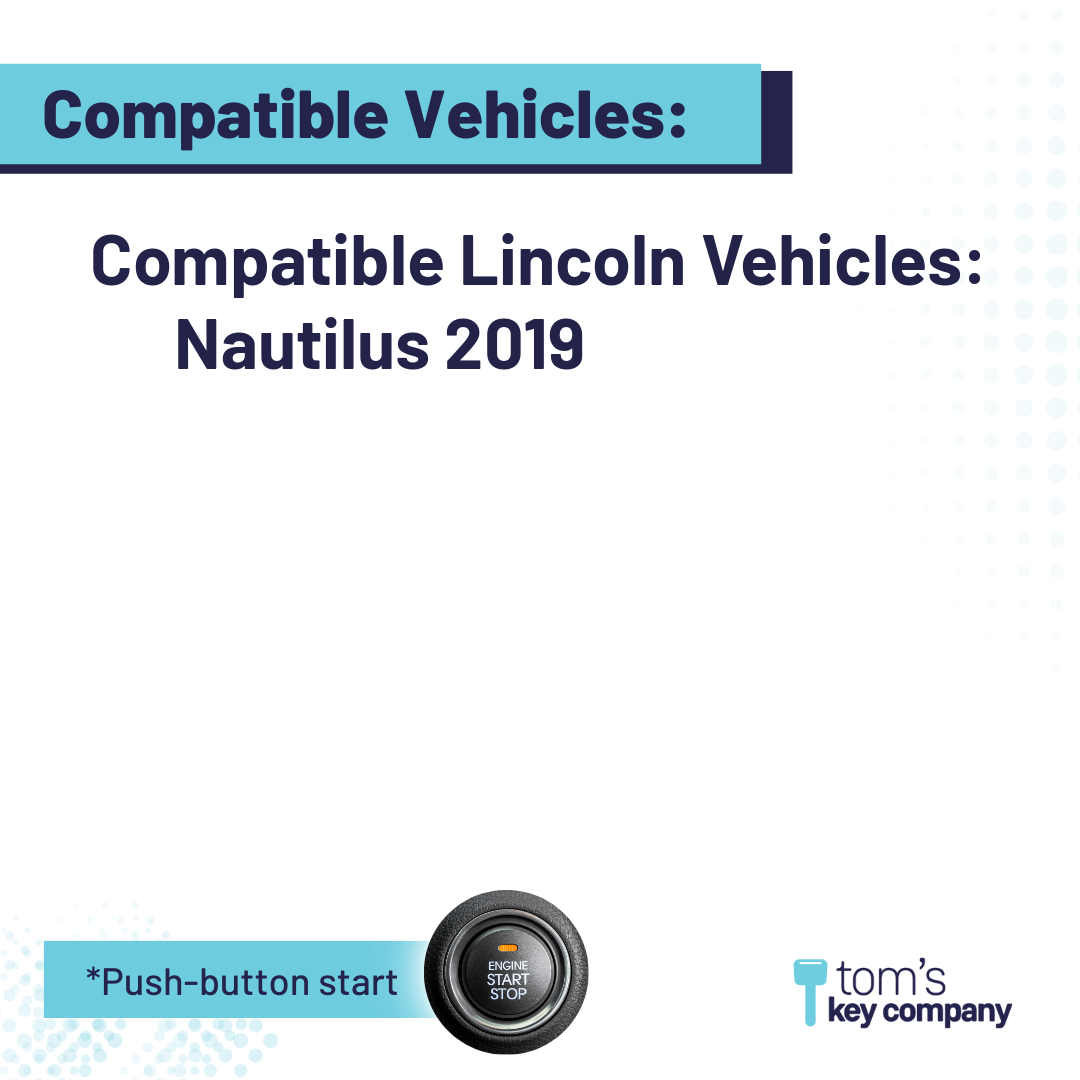 Ultimate Smart Key Bundle with Programming Tool, Refurbished 5-Button Smart Key Fob and Key By Photo for Select Lincoln Vehicles (LINSK-5B-HRRS-R8226-REF-K-UKB)