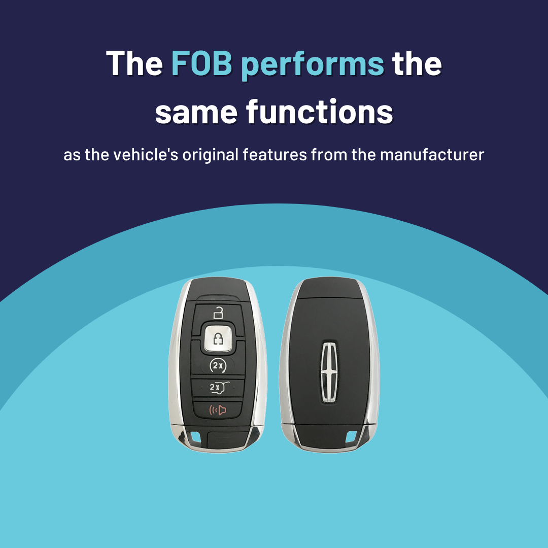 Ultimate Smart Key Bundle with Programming Tool, Refurbished 5-Button Smart Key Fob and Key By Photo for Select Lincoln Vehicles (LINSK-5B-HRRS-R8226-REF-K-UKB)