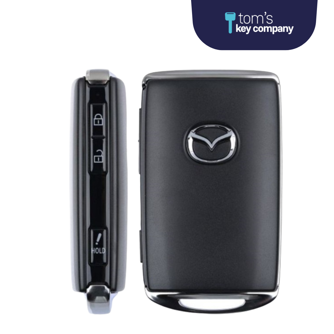 Like New Refurbished OEM 3 Button Smart Key for Select Mazda Vehicles (MAZSK-3B-WAZ-ND)