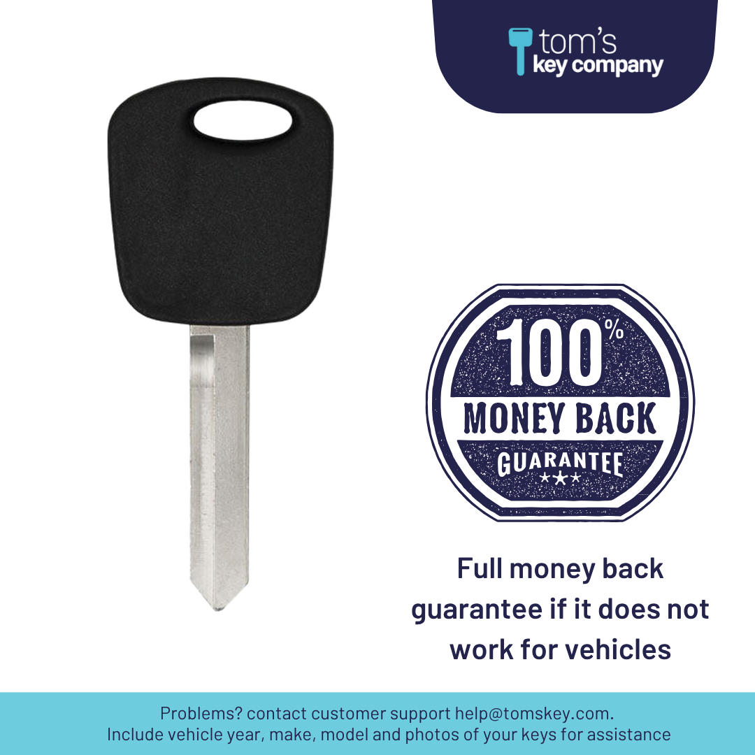 Brand New Aftermarket Transponder Key for Select Mercury Vehicles (MERKEY-3PT-K)