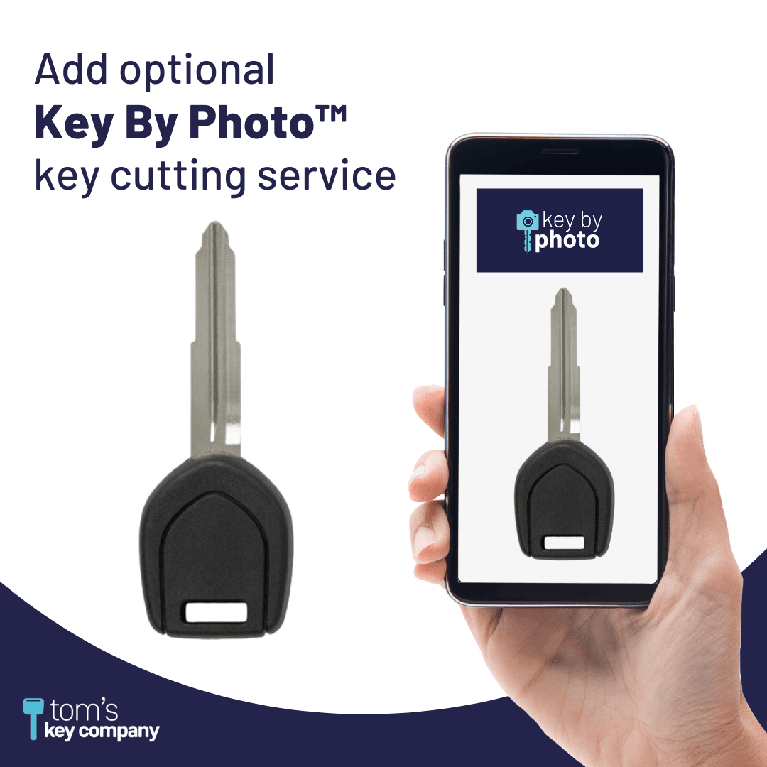Brand New Uncut Aftermarket Transponder Key for Select Mitsubishi Vehicles (MITSUKEY-PH46)