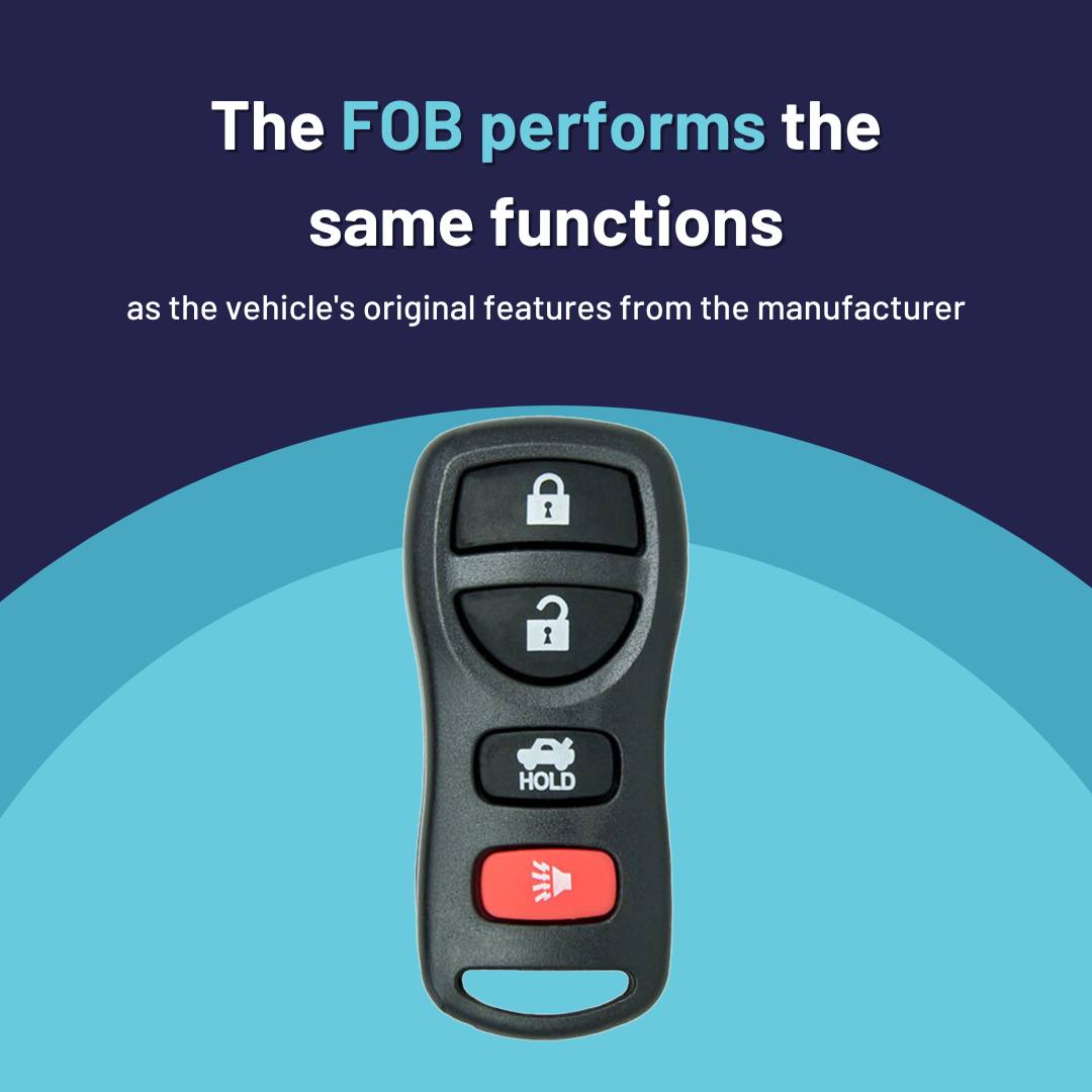 Ultimate Remote FOB Bundle with Programming Tool and Aftermarket 4 Button Remote FOB for Select INFINITI Vehicles (NISFOB-4B-TR-227-K-UKB)