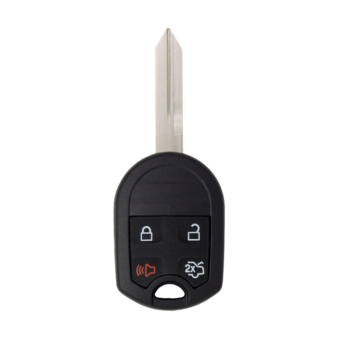 Brand New Aftermarket 4-Button Remote Key with Lock, Unlock, Trunk, Panic for Select Ford and Mercury Vehicles (OUC6000022-4B-T)