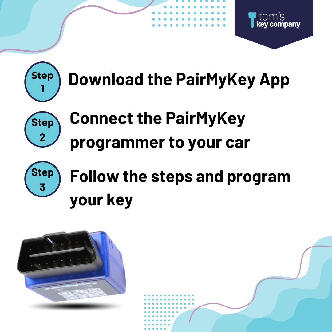 PairMyKey Car Key & Remote Programmer - Vehicle List E