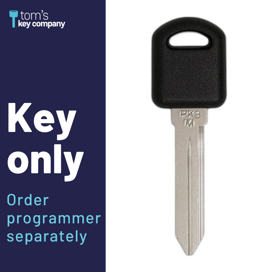Brand New Aftermarket Transponder Key for Select Pontiac Vehicles (PONKEY-3PT-K)