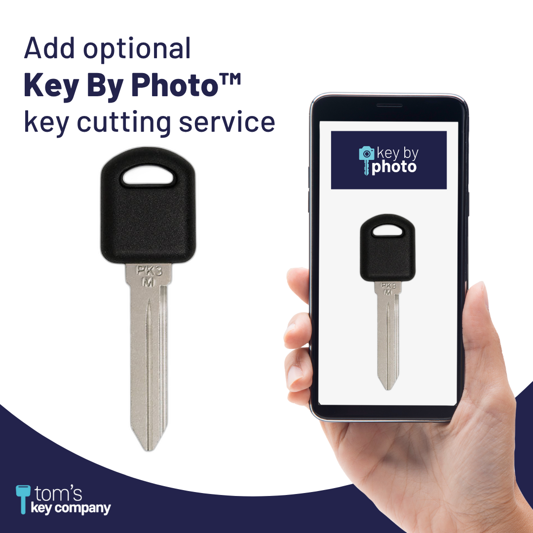 Brand New Aftermarket Transponder Key for Select Pontiac Vehicles (PONKEY-3PT-K)