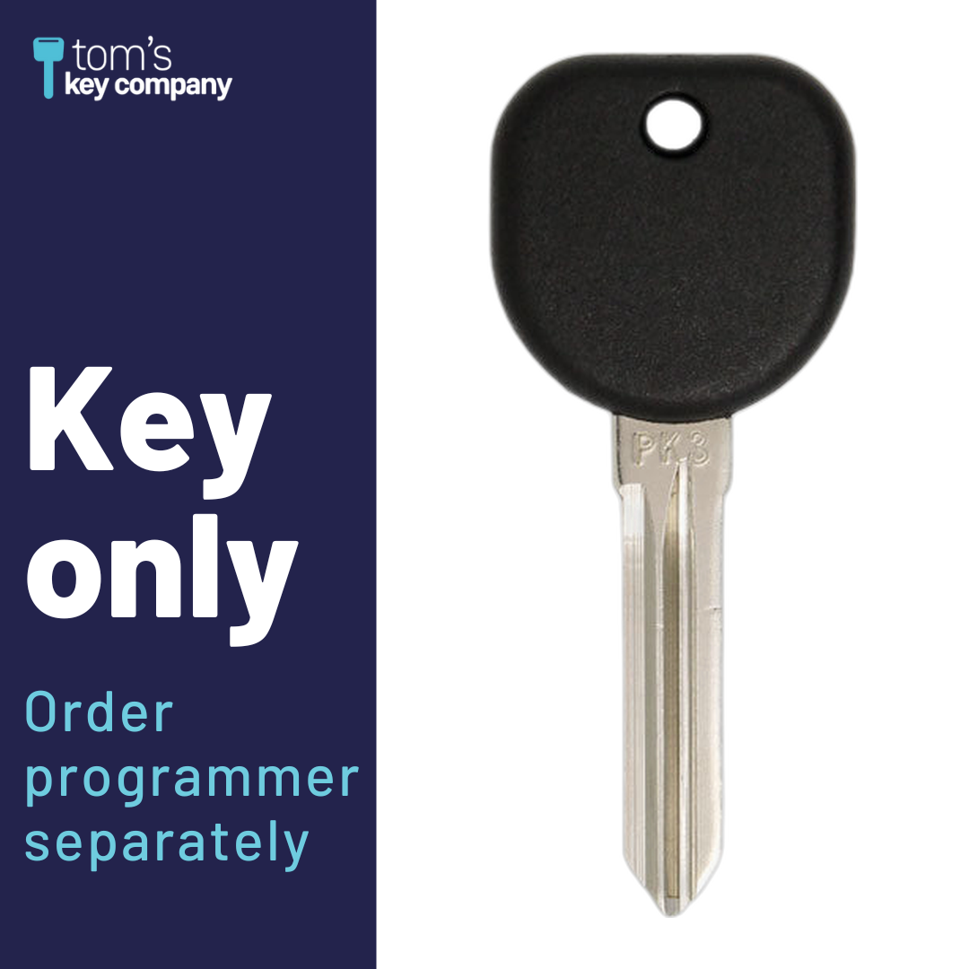 Brand New Aftermarket Transponder Key for Select Pontiac Vehicles (PONKEY-7PT-K)