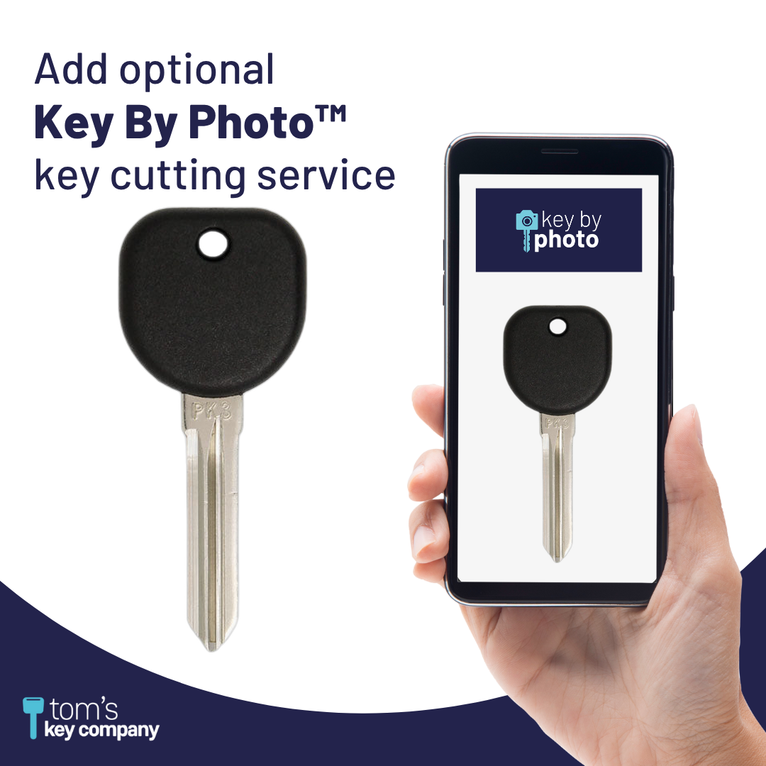 Brand New Aftermarket Transponder Key for Select Pontiac Vehicles (PONKEY-7PT-K)