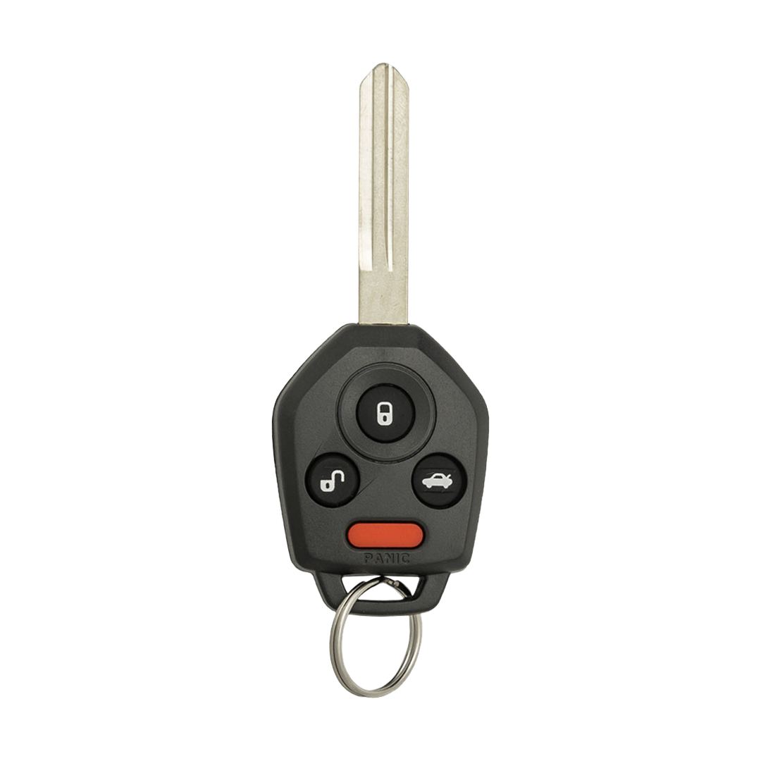 Brand New Aftermarket 4-Button Remote Key with Lock, Unlock, Trunk, Panic for Select Subaru Vehicles (SUBCK-4B-929-K)