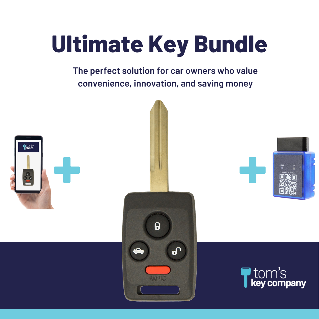Ultimate Remote Key Bundle with Programming Tool, Aftermarket 4-Button Remote Key and Key By Photo for Select Subaru Vehicles (SUBCK-4B-931-K-UKB)