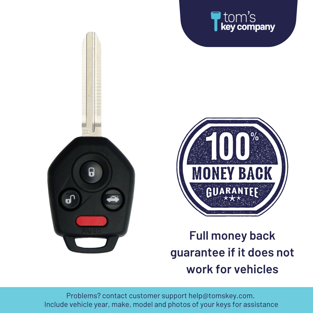 Ultimate Remote Key Bundle with Programming Tool, Aftermarket 4-Button Remote Key and Key By Photo for Select Subaru Vehicles (SUBCK-4B-TR-946-RC-K-UKB)