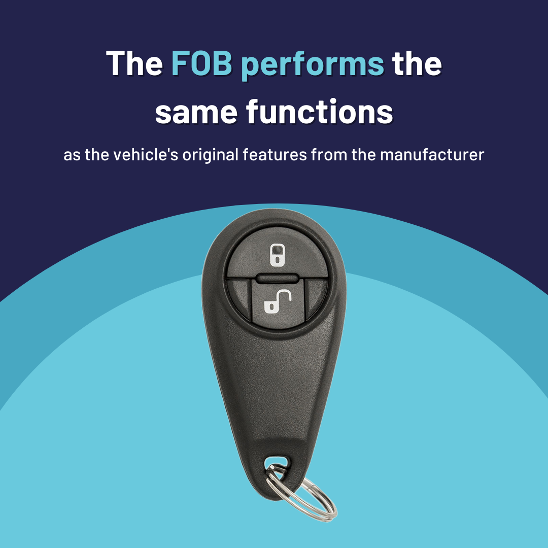 Ultimate Remote FOB Bundle with Programming Tool and Aftermarket 2 Button Remote FOB for Select Subaru Vehicles (SUBFOB-2B-912-K-UKB)
