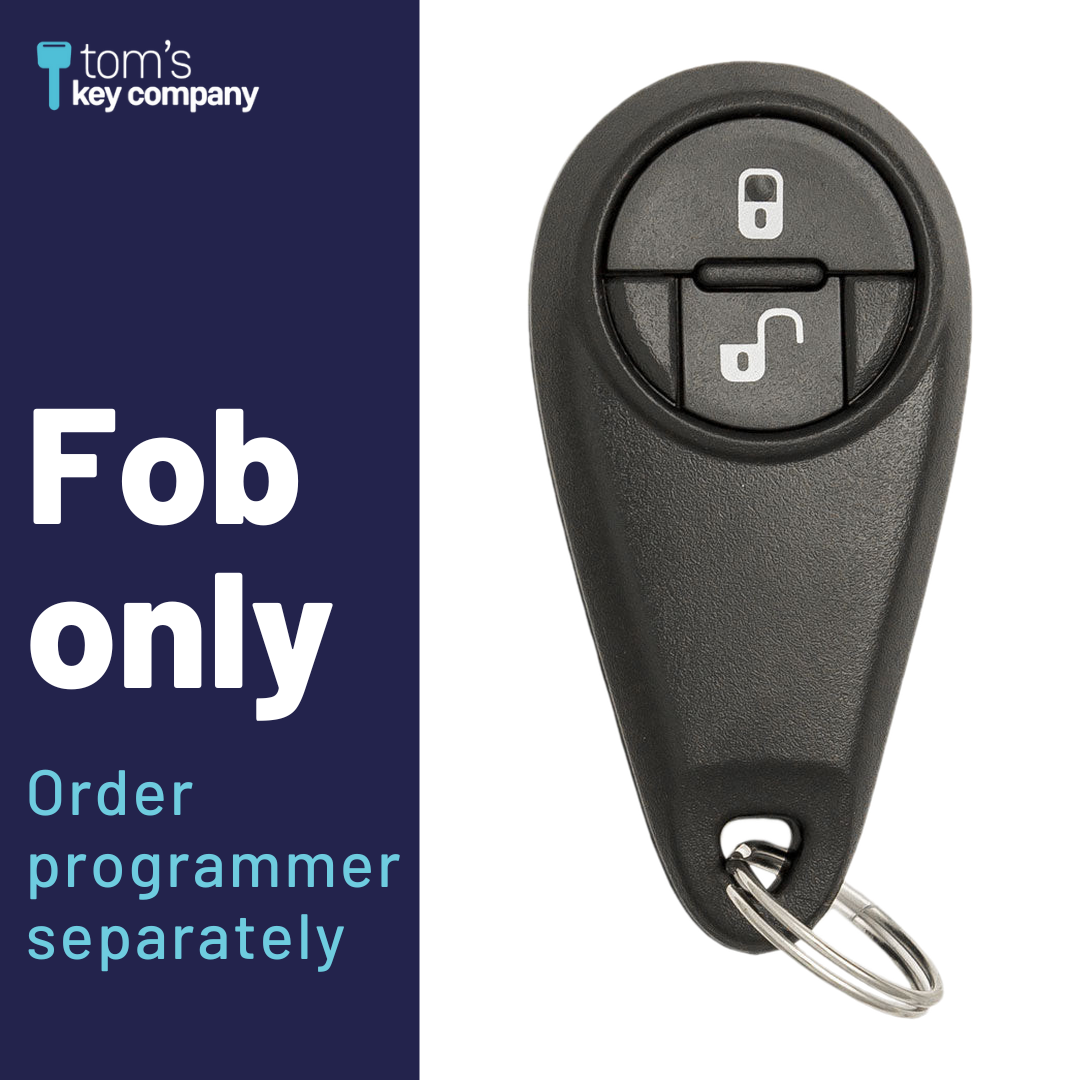 Brand New Aftermarket 2-Button Remote Fob with Lock, Unlock for Select Subaru Vehicles (SUBFOB-2B-912-K)
