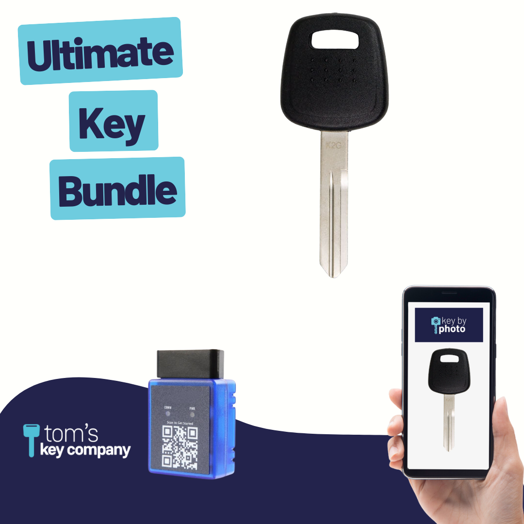 Ultimate Key Bundle with Programming Tool, Aftermarket Transponder Key and Key By Photo for Select Subaru Vehicles (SUBKEY-4PT-K-UKB)