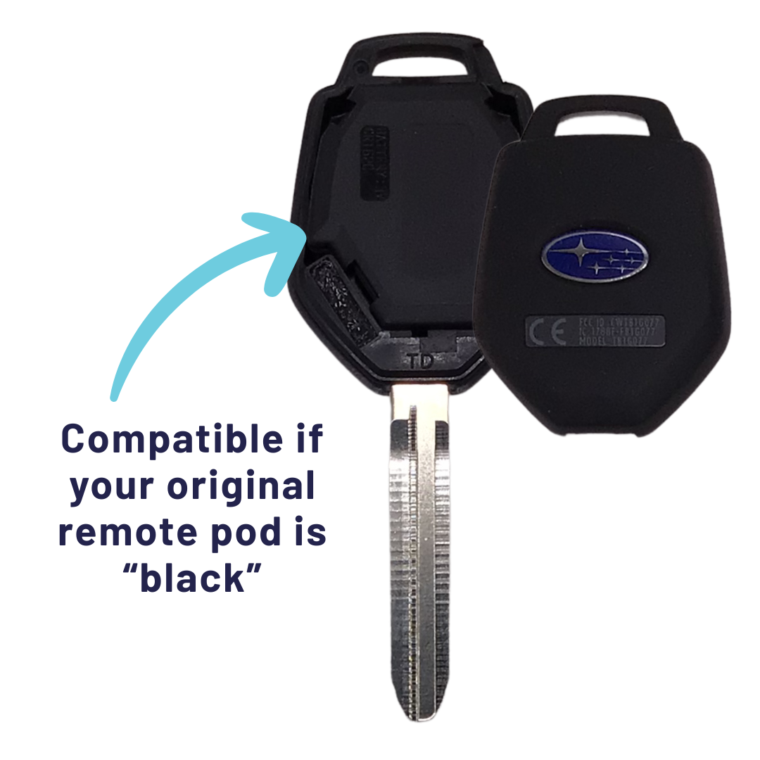 Brand New Aftermarket 4-Button Remote Key with Lock, Unlock, Trunk, Panic for Select Subaru Vehicles (SUBRK-G-4B-TR)