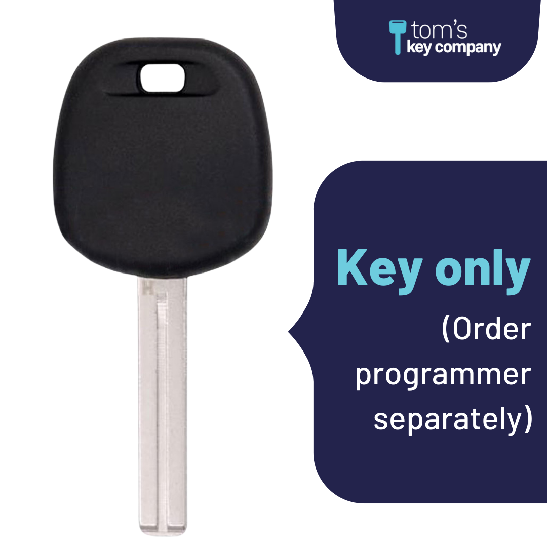Brand New Aftermarket Uncut Transponder Key for Select Toyota