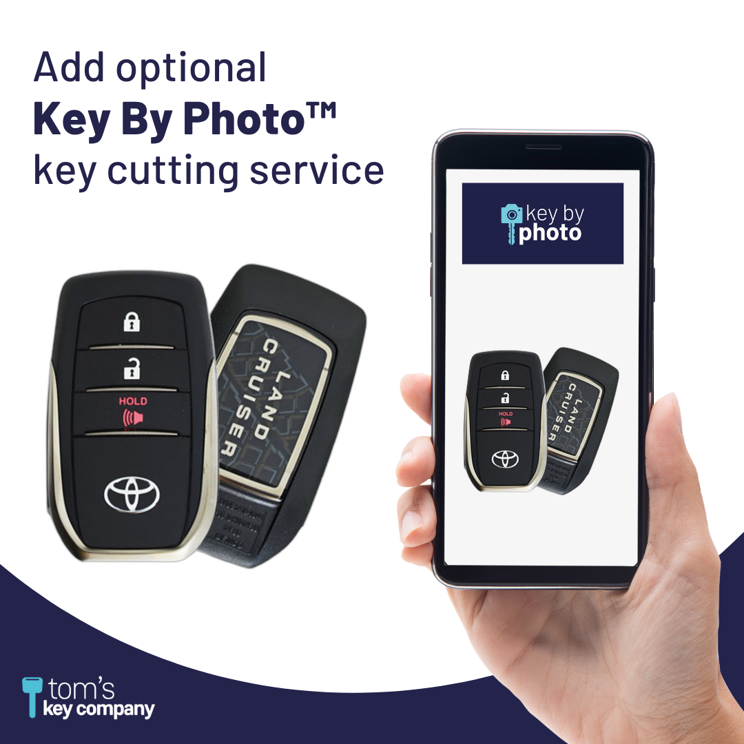 Like New Refurbished 3-Button Smart Key Fob with Lock, Unlock, Panic for Select Toyota Vehicles (TOYSK-3B-293-REF-K)