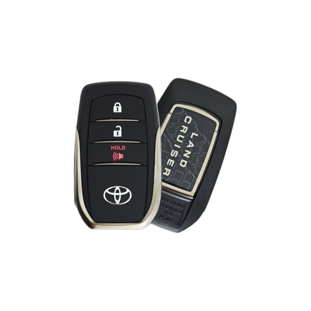 Like New Refurbished 3-Button Smart Key Fob with Lock, Unlock, Panic for Select Toyota Vehicles (TOYSK-3B-293-REF-K)