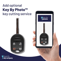 Ford C-Max, Escape, Fiesta, Focus, Transit, & Transit Connect High Security Key and Keyless Entry Remote - 4 Button (OUCD6000022-4B-High-Security) - Tom's Key Company