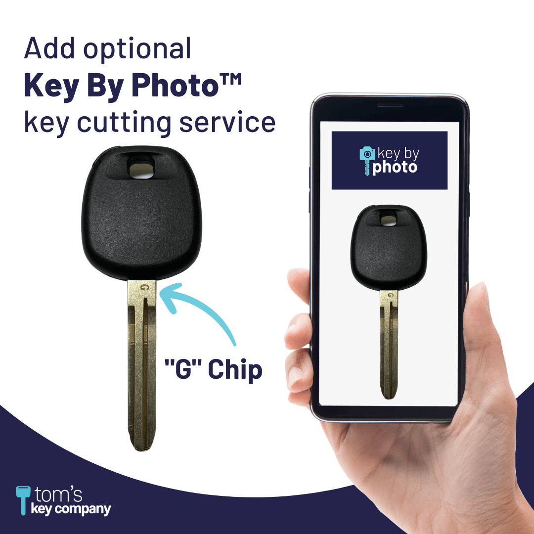"G" Chip Transponder Key for Select Toyota Vehicles (TOY4-G) - Tom's Key Company