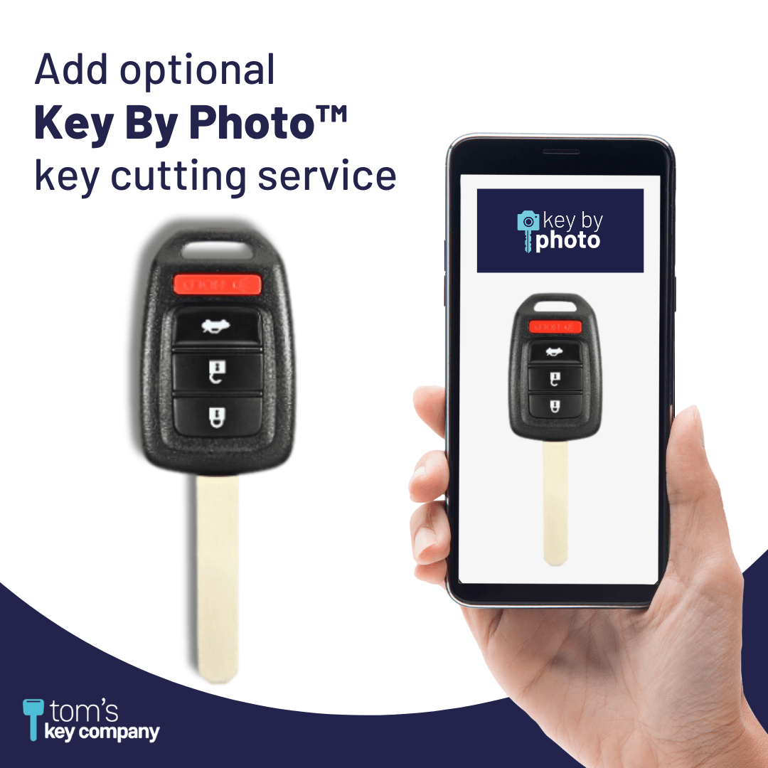 Honda Accord 2013-2015 & Honda Civic 2014-2015 Key and Keyless Entry Remote - 4 Button (MLBHLIK6-1T-4B) - Tom's Key Company