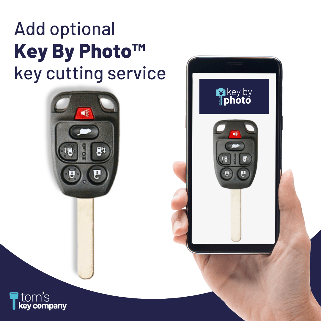 Honda Odyssey 2011, 2013-2014 Key and Keyless Entry Remote - 6 Button (N5F-A04TAA-6B) - Tom's Key Company