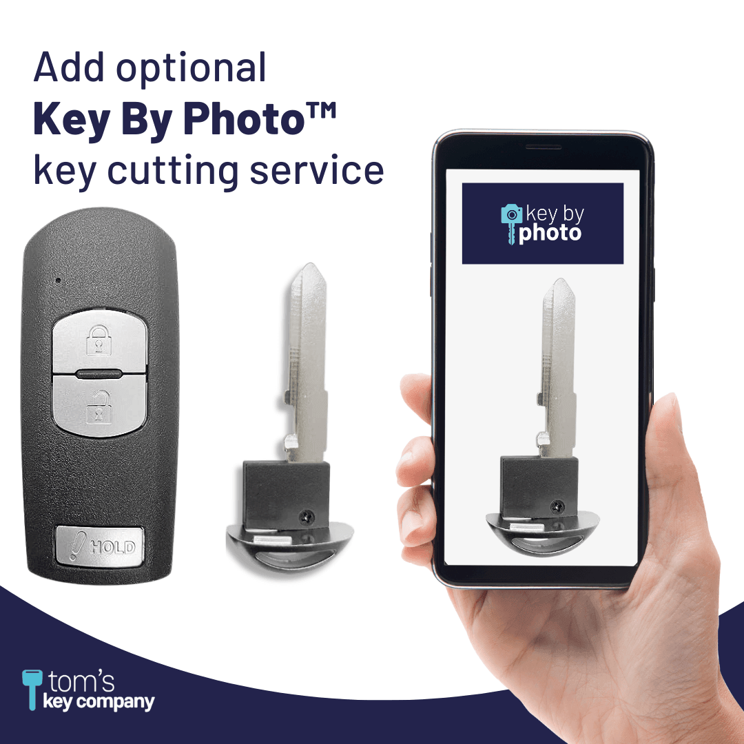 Mazda Aftermarket 3-Button Smart Key (MAZSK-3B-WAZ) - Tom's Key Company