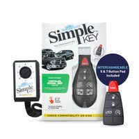 Dodge Grand Caravan Simple Key Programmer for Non-Proximity Remote Key FOB (CDFO-E7RHZ0SK-KIT-DGC-2020)