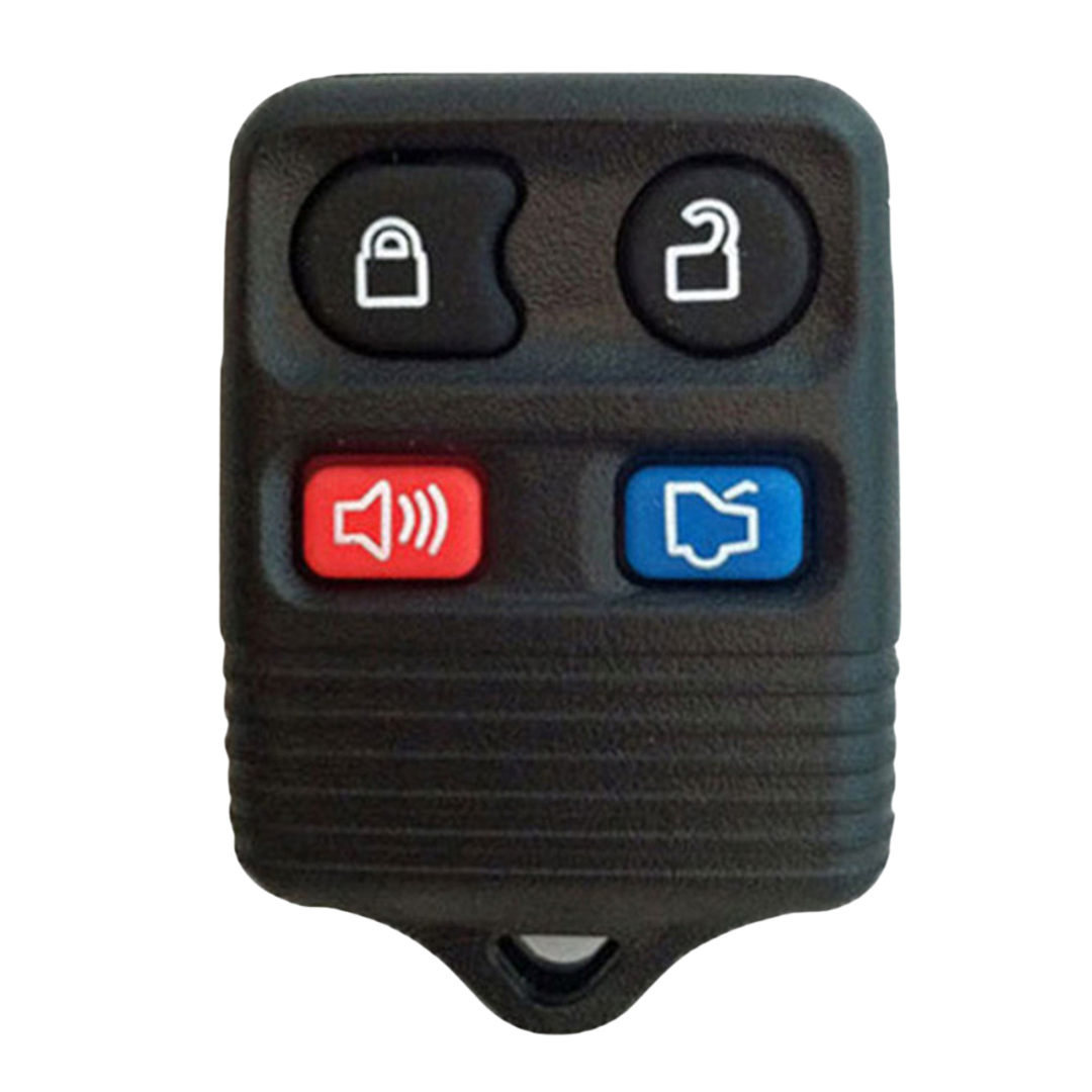Brand New Aftermarket 4 Button Remote Fob with Trunk Release for Select Ford Vehicles (FOR-4B-TR-345-FOB)