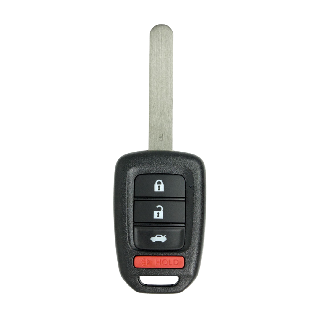 Brand New Aftermarket 4 Button Remote Key with Trunk Release for Honda Civic (HONKEY-MLBHLIK6-1T-A-4B)