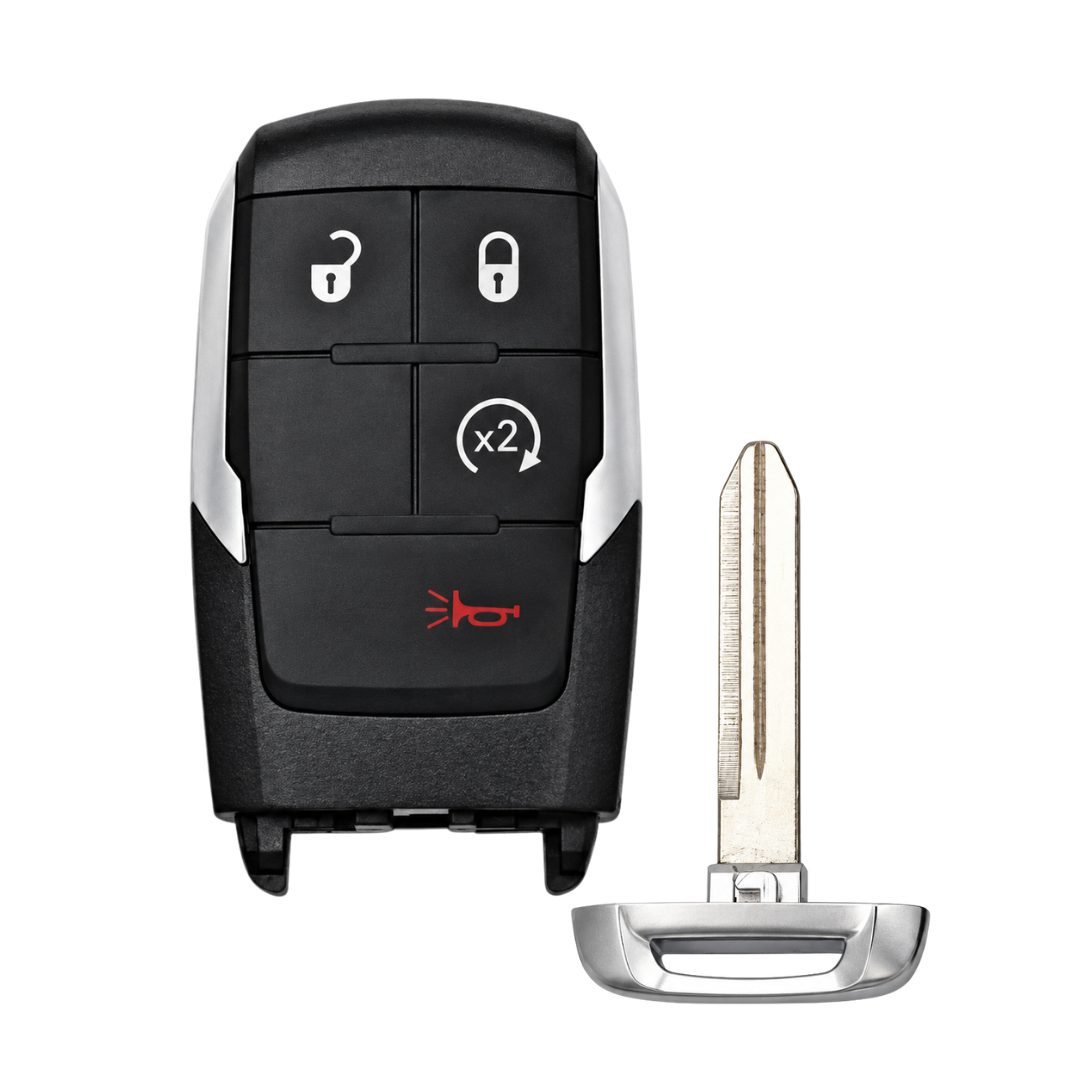 Brand New Aftermarket Smart Key 4-Button with Remote Start for Select RAM 2500-5500 Vehicles