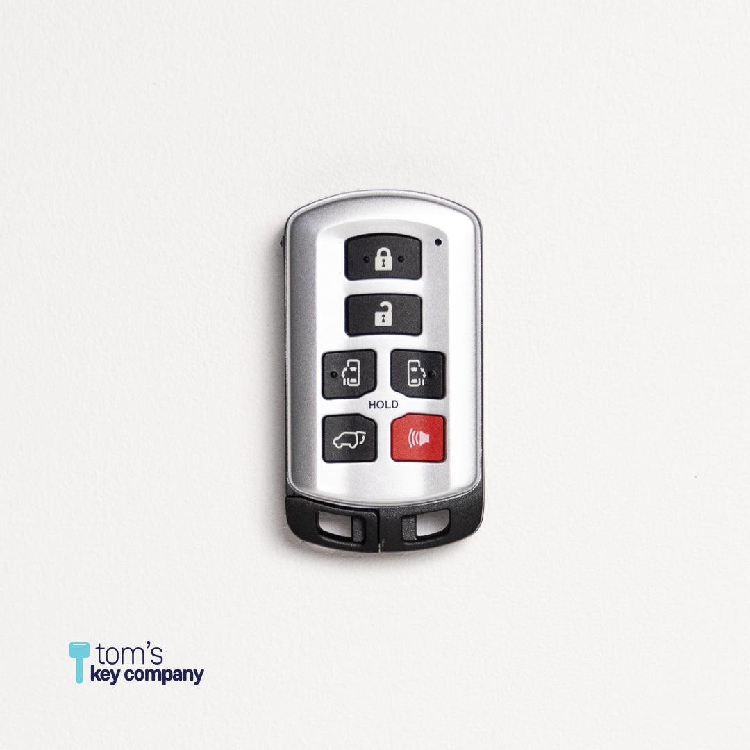 Toyota Sienna Smart Proximity Key, Push Button Start Keyless Remote FOB with Emergency Key - Tom's Key Company