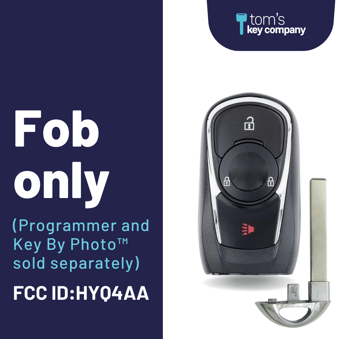 Buick Encore 3-Button Smart Key (GMBUICKSK-3B-HYQ4AA) - Tom's Key Company