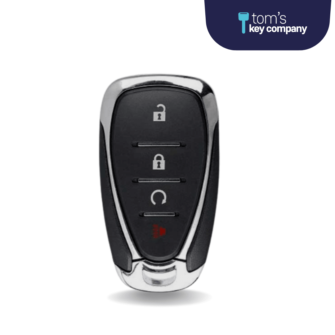 Buick Encore, Chevrolet Bolt, Equinox, Sonic, Spark, Trax & Volt 4-Button Smart Key with Remote Start (GMCHEVSK-RS-4B-HYQ4AA) - Tom's Key Company