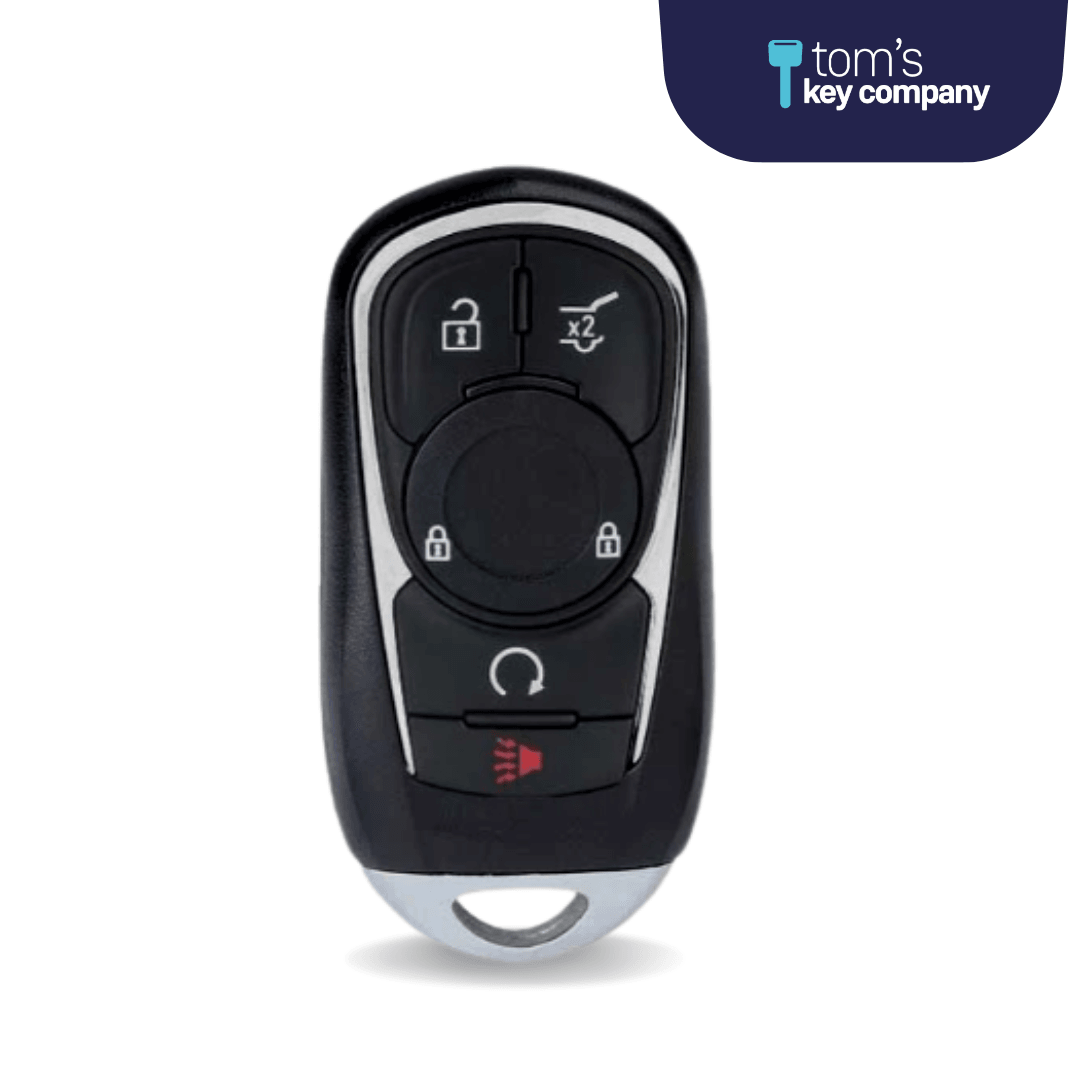 Buick Envision 5-Button Smart Key with Hatch Release and Remote Start (GMBUICKSK-5B-HYQ4AA) - Tom's Key Company