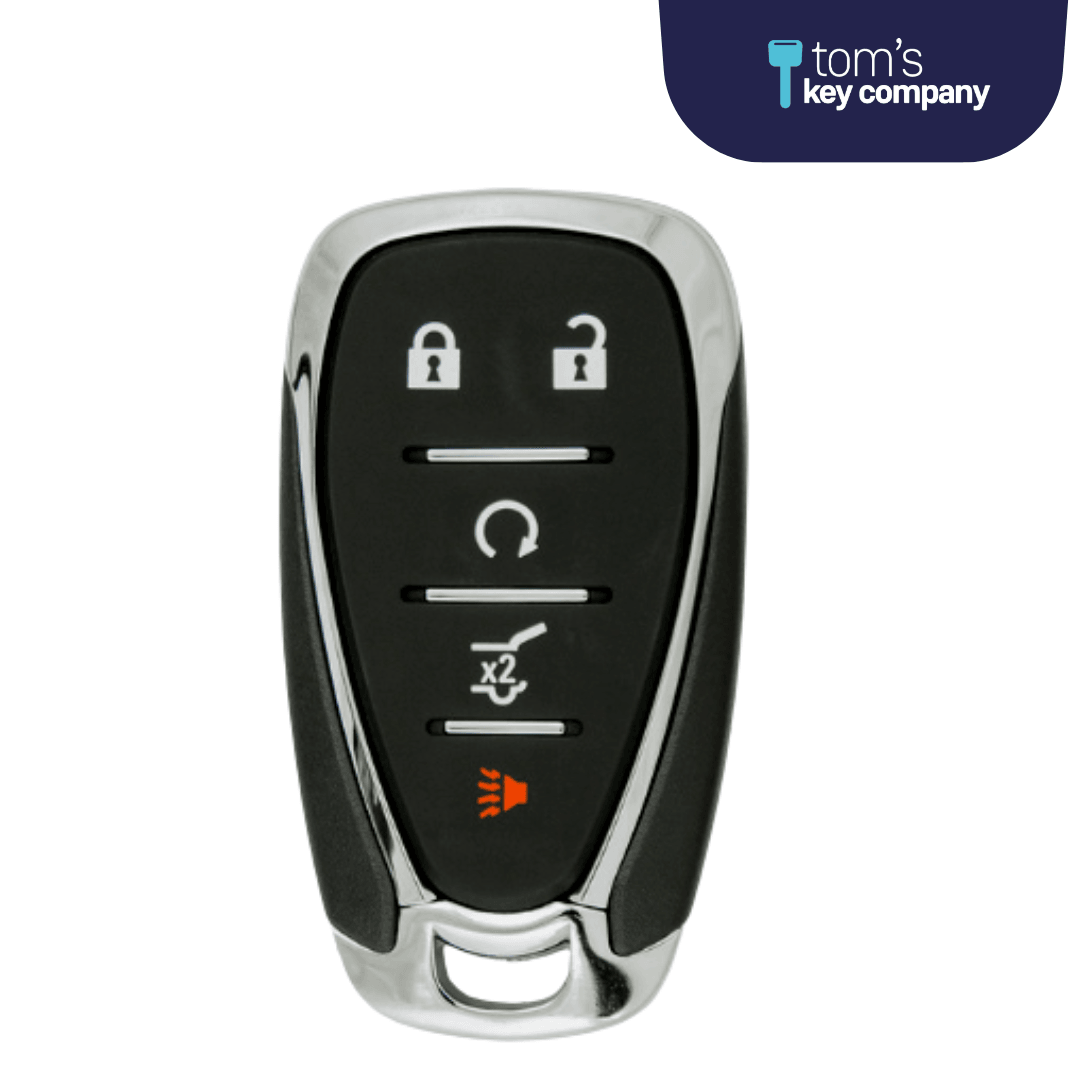 Chevrolet Equinox 5-Button Smart Key with Hatch Release and Remote Start Button (GMCHEVSK-5B-HYQ4AA) - Tom's Key Company
