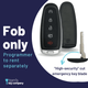 Ford & Lincoln 5-Button Aftermarket Smart Key with Remote Start and Trunk Release/High-Security Emergency Key (FORPSK-HS-5B-TRS-PDL) - Tom's Key Company
