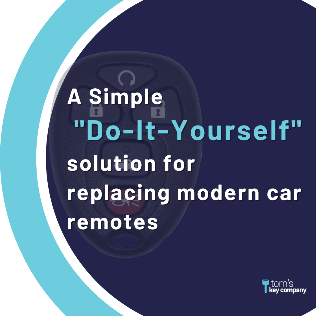 Keyless Entry Remote for Select Buick, Chevrolet, Pontiac & Saturn Vehicles, 5 Button Remote FOB (GMRM-5TRZ0RE-KIT) - Tom's Key Company