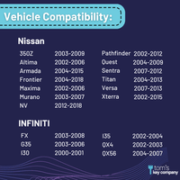 Replacement Car Remote for Hundreds of Vehicles, Keyless Entry FOB for Select Vehicles from Many Manufacturers (UNRM-61RE-Univ-Remote-6B) - Tom's Key Company